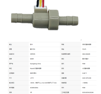 SEN-HZ06FB 0.05-1.5L/min DC5V/3V/24v霍尔流量传感器高精度水流量传感器迷你宠物饮水机液体流量传感器