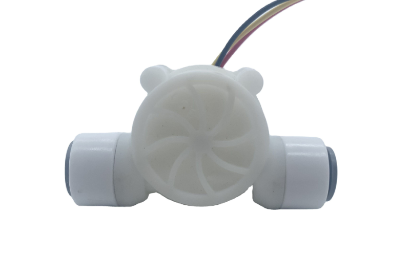 SEN-HZ83N 食品级POM水流量传感器3/8 &rdquo;液体流量计霍尔效应净水器涡轮流量传感器